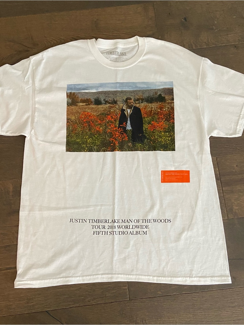 Justin Timberlake Concert Tee Man of the Woods‎ Tour 2018 T-Shirt XL